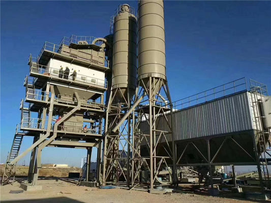 समग्र आकार 0-60 मिमी के लिए पर्यावरण अनुकूल 220V 480V बिटुमिनस मिक्सिंग प्लांट