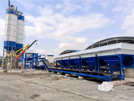 सड़क आधार सामग्री के लिए 300t/H से 800t/H सतत स्थिर मृदा मिश्रण स्टेशन