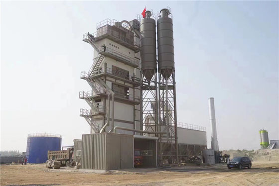 हाई एक्यूरेसी फिक्स्ड डामर बैच मिक्स प्लांट 120t/H 160t/H इको फ्रेंडली